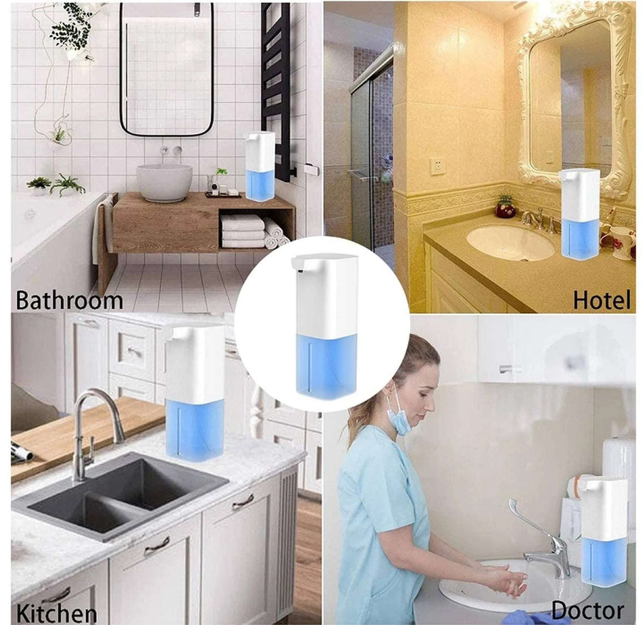 Touch-Free Automatic Soap Dispenser Rechargeable Infrared Sensor - Image 3
