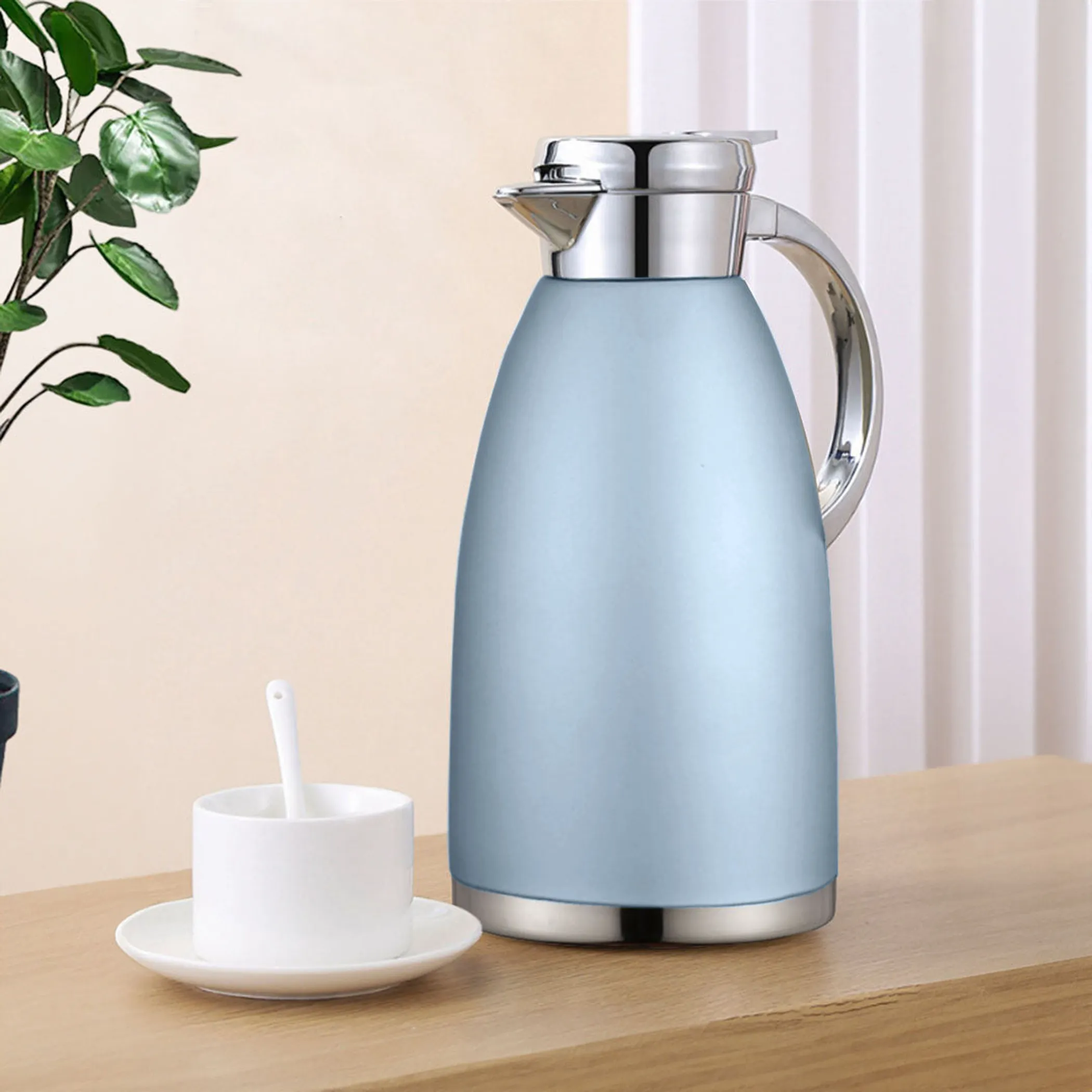 2.3L Stainless Steel Vacuum Insulated Flask, Large Thermal Water Bottle - Image 3