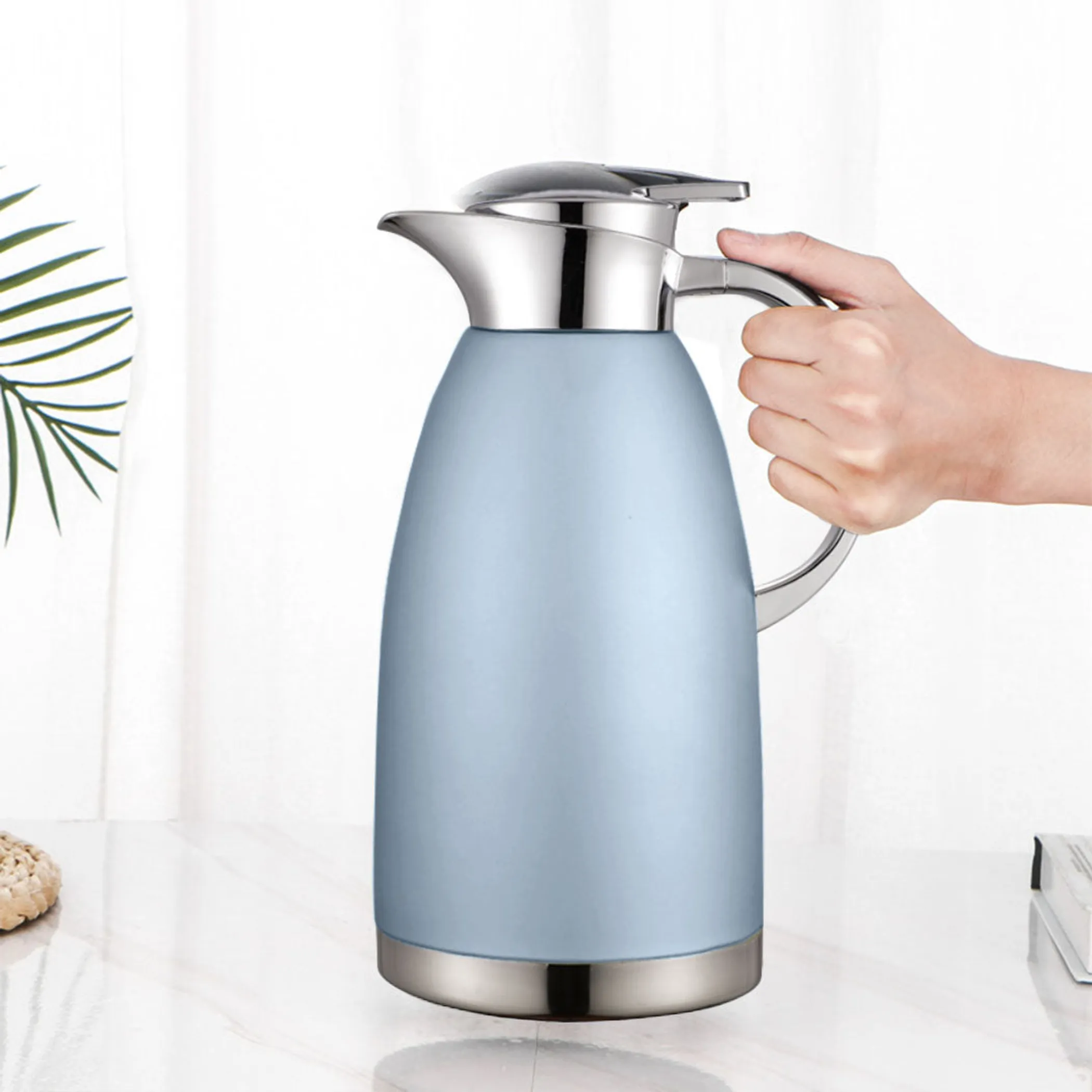 2.3L Stainless Steel Vacuum Insulated Flask, Large Thermal Water Bottle - Image 4