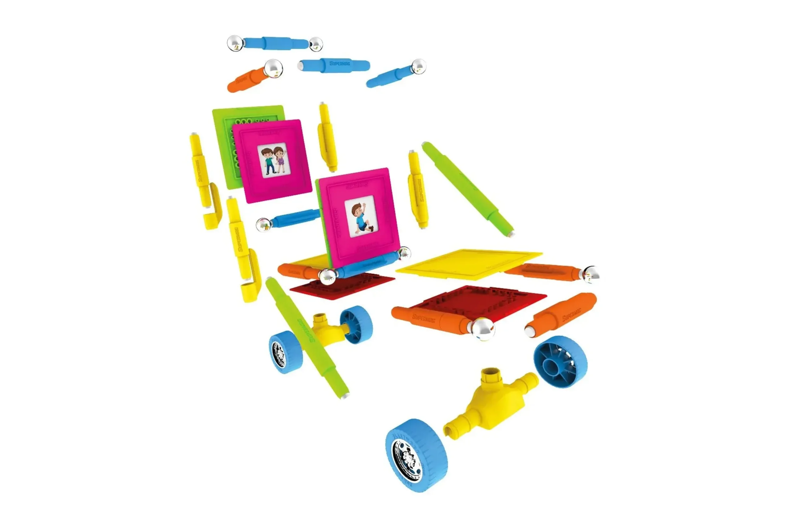 Magnetic Building Set 55 Pieces - Image 3