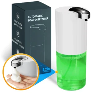 Automatic Soap Dispenser Touchless 13.5 Oz Automatic Hand Soap Dispenser 4 Level Adjustable Foaming Rechargeable & Long Lasting Good for Kitchen Bathr