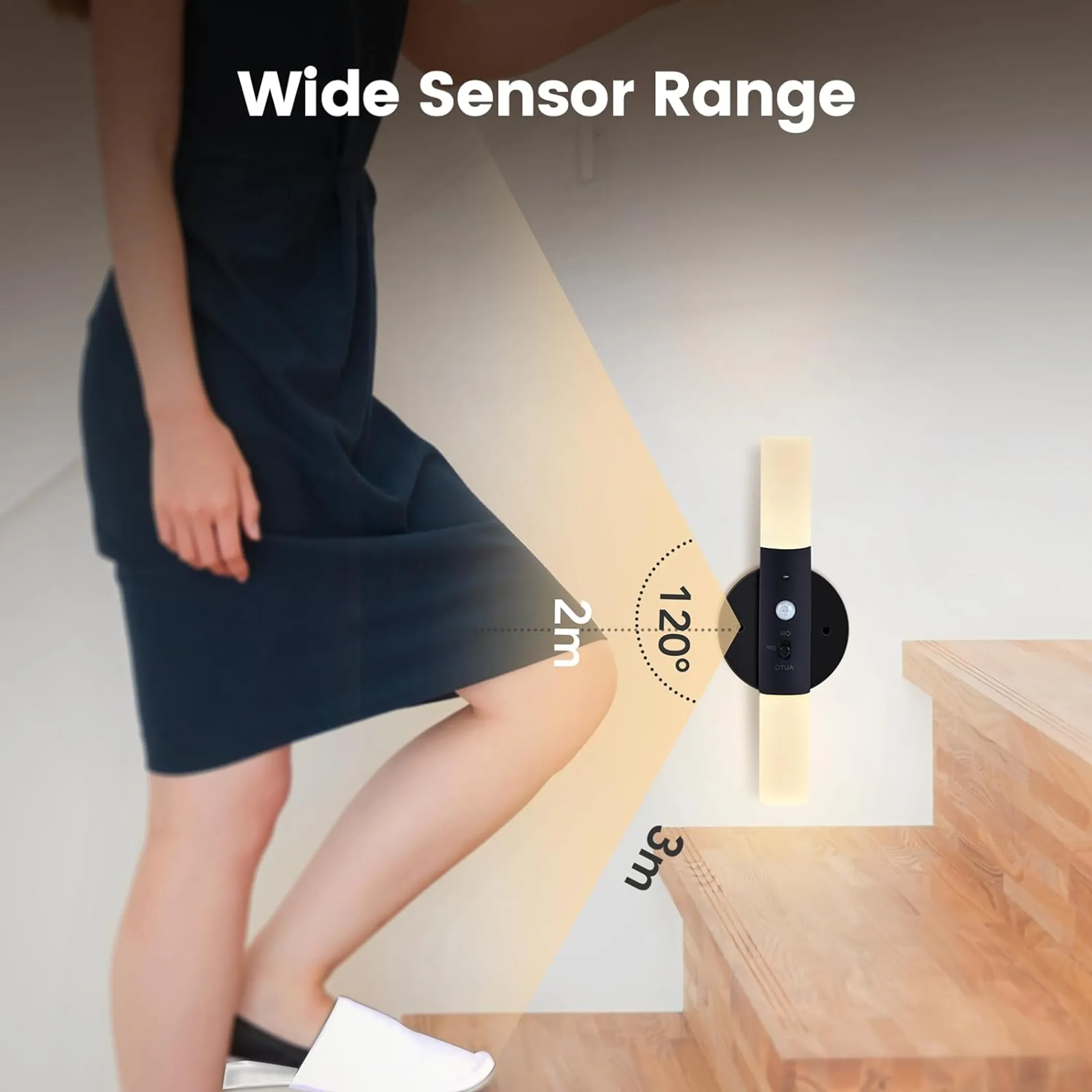 LED Wall Sconce Motion Sensor Light - Image 3