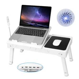 Alternative view of Foldable Laptop Table Bed Notebook Desk