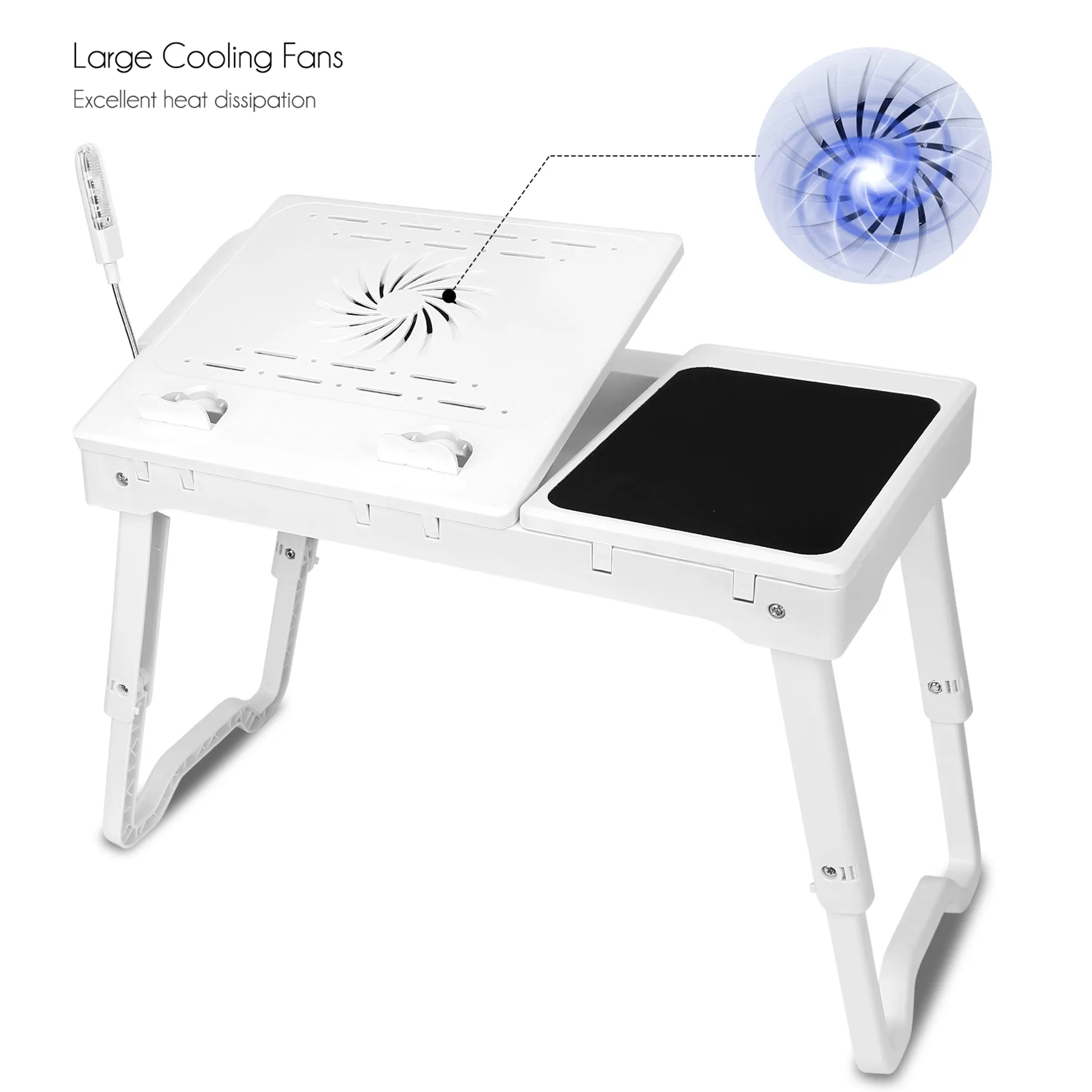 Foldable Laptop Table Bed Notebook Desk - Image 5