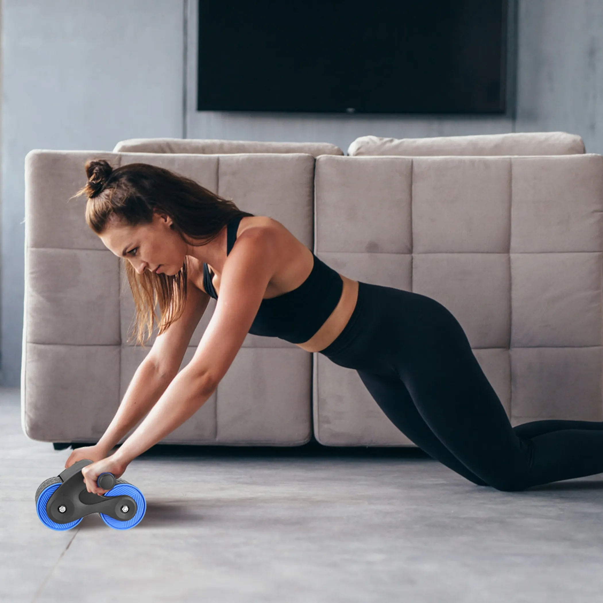 Automatic Rebound Ab Roller Wheel for Core Strength Training - Image 4