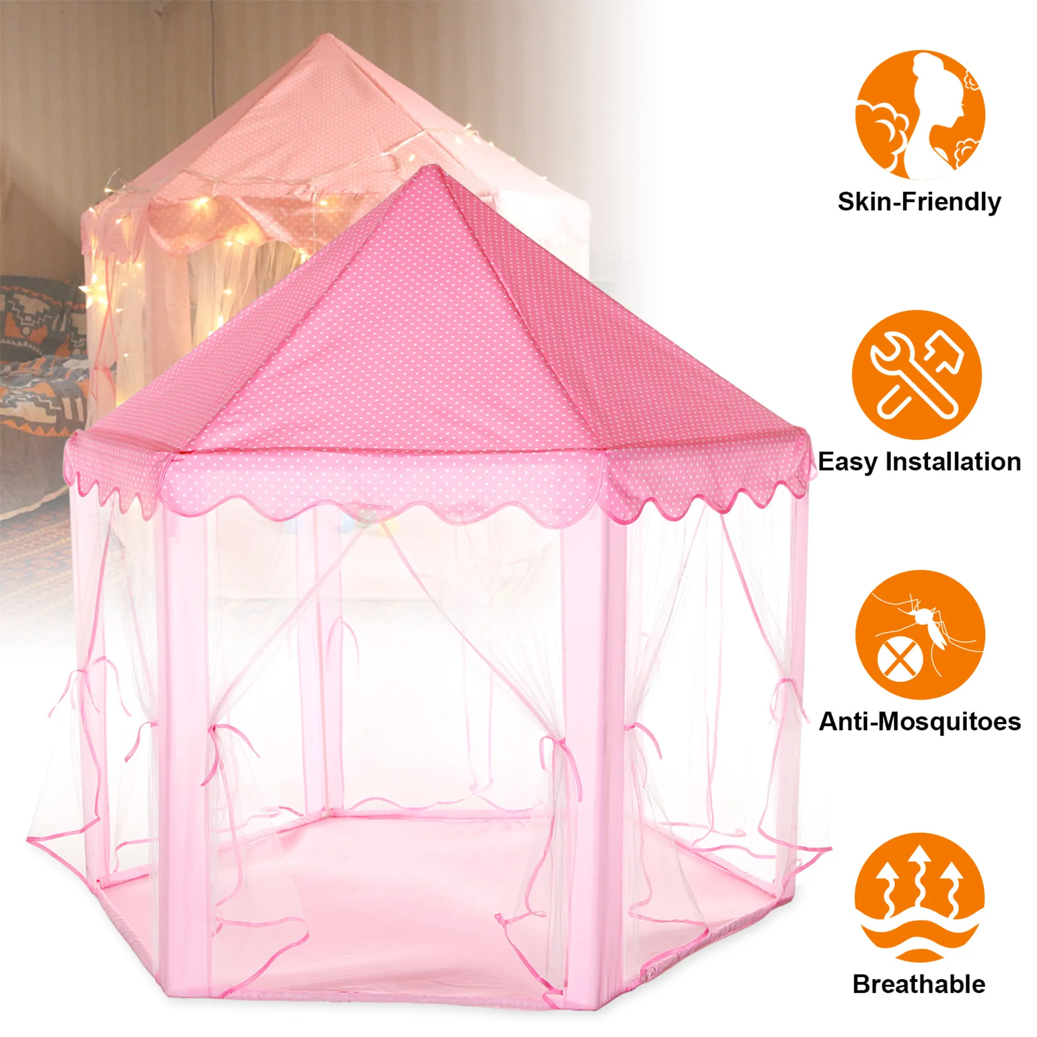 Kids Play Tents Princess for Girls Princess Castle - Image 5
