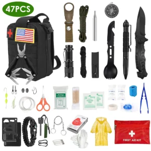Alternative view of 47Pcs Emergency Survival Kit