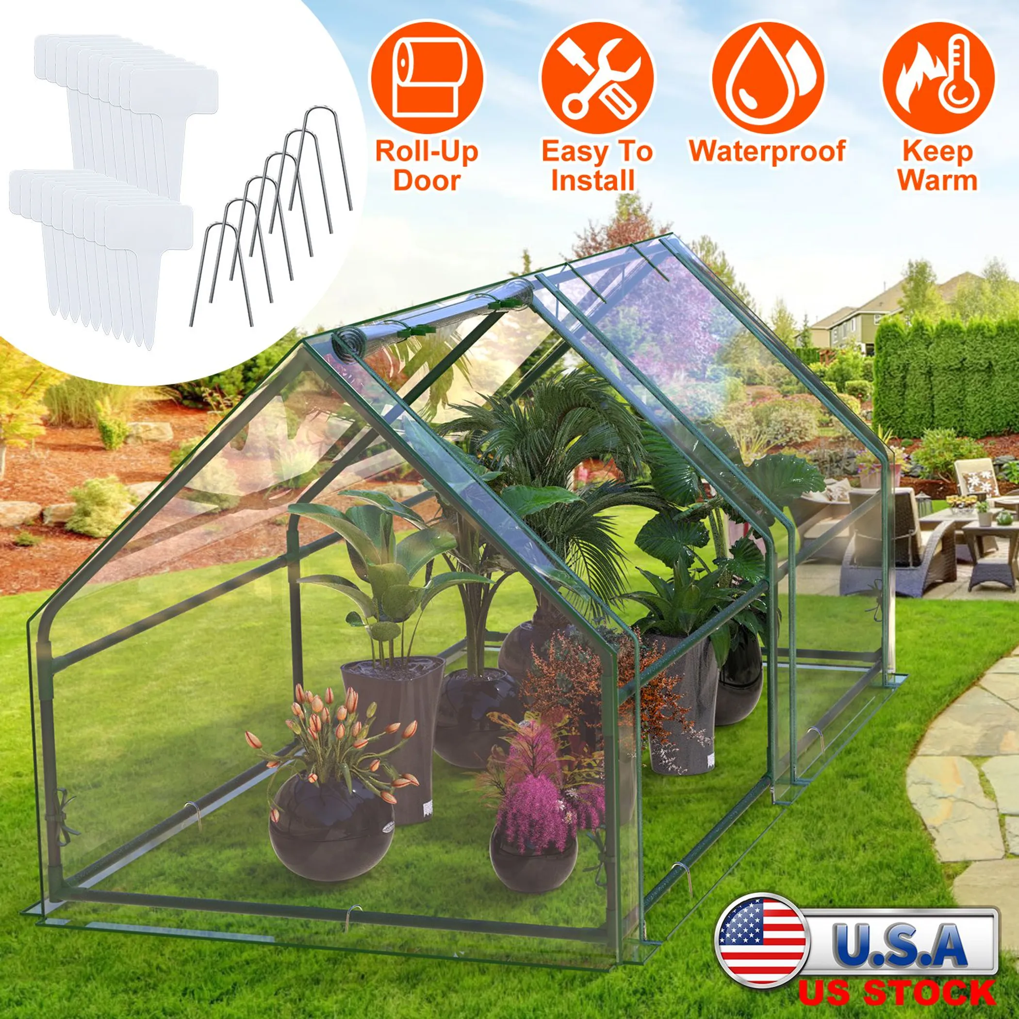 Portable Mini Greenhouse for Outdoor Plants and Gardening - Image 5