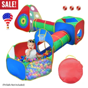 Alternative view of 5Pcs Kids Ball Pit Tents Pop Up Playhouse