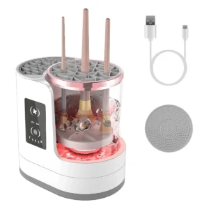 Alternative view of 4 In 1 Electric Makeup Brush Cleaner