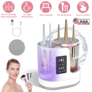 4 In 1 Electric Makeup Brush Cleaner - Image 4