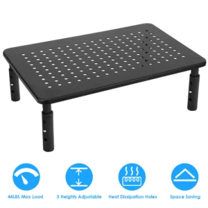 Alternative view of Monitor Stand Riser Adjustable Desk Organizer