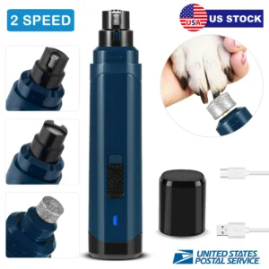 Dog Nail Grinder Quiet USB Rechargeable Pet Nail Trimmer - Image 5