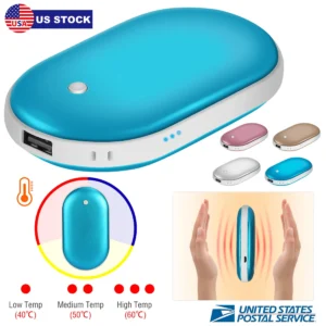 Portable Hand Warmer 5000mAh Rechargeable Pocket Heater & Power Bank - Image 5