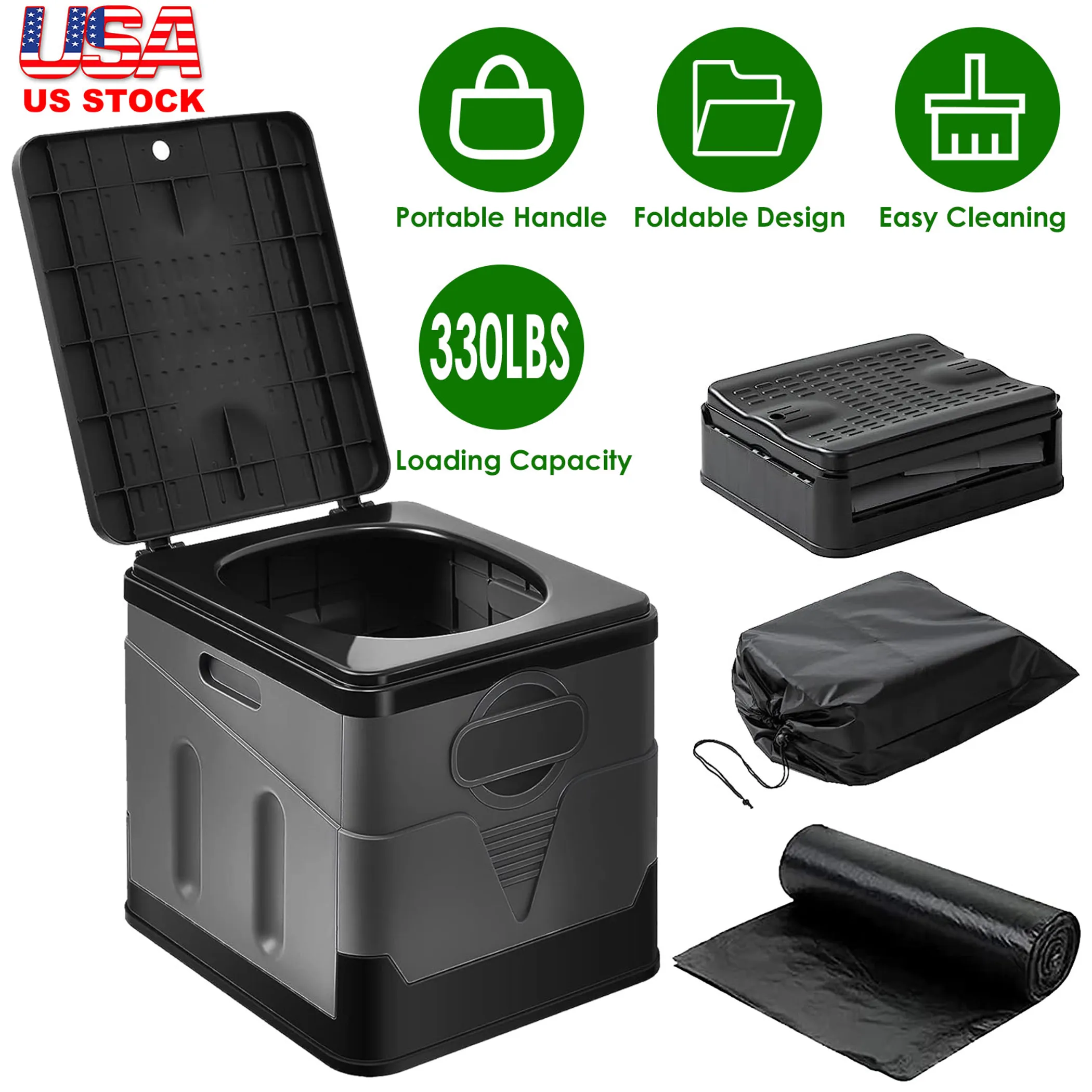 Portable Toilet for Car Camping & Outdoor Travel - Image 5