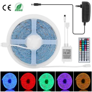 Alternative view of RGB LED Strip Lights with Remote Control Waterproof