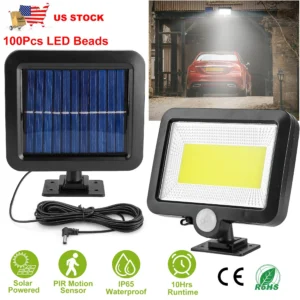 Alternative view of Solar Powered Wall Lights Outdoor 100 LED