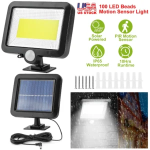 Solar Powered Wall Lights Outdoor 100 LED Motion Sensor Security Light - Image 4