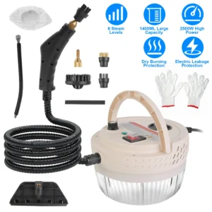 Alternative view of 2500W Handheld High Temperature and Pressure Steamer Cleaner