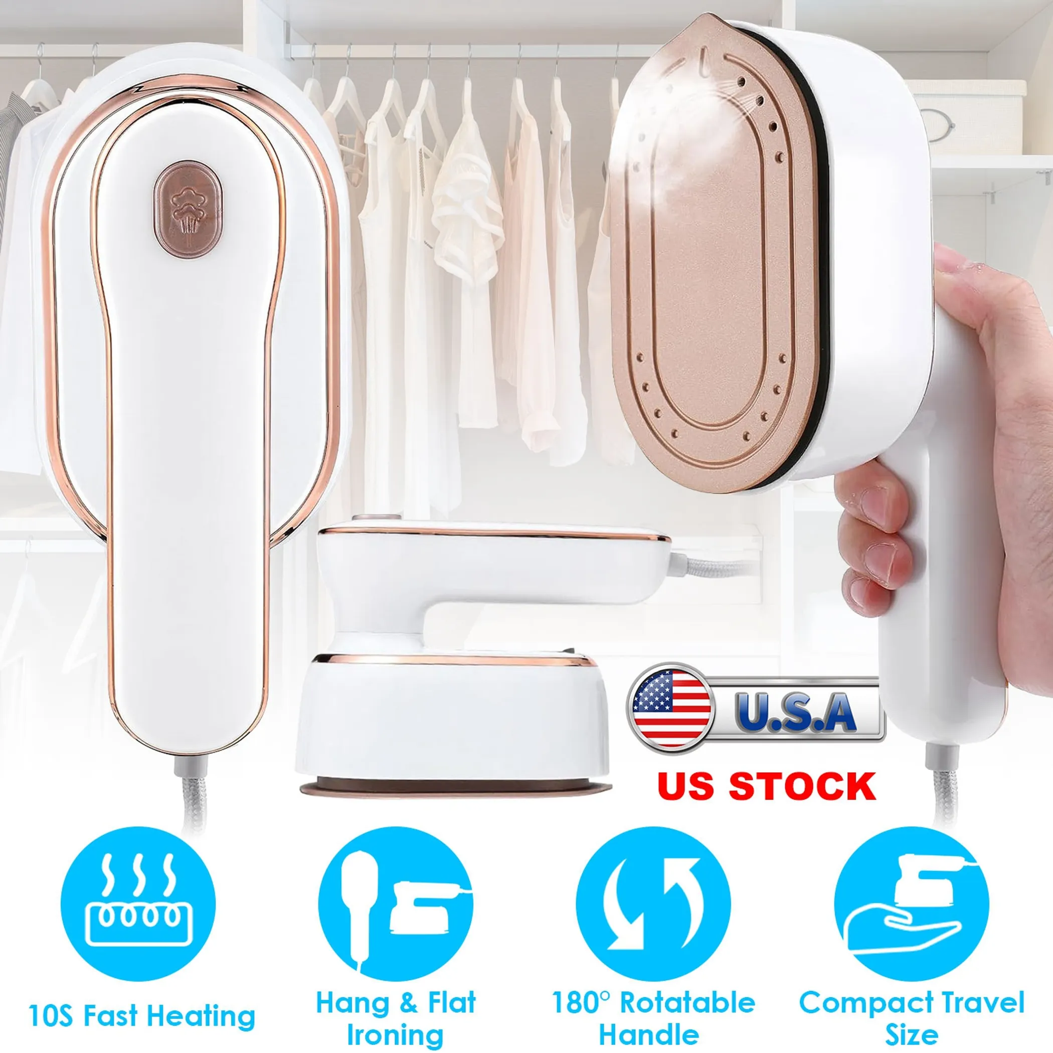 1000W Portable Handheld Steamer for Hang - Image 4