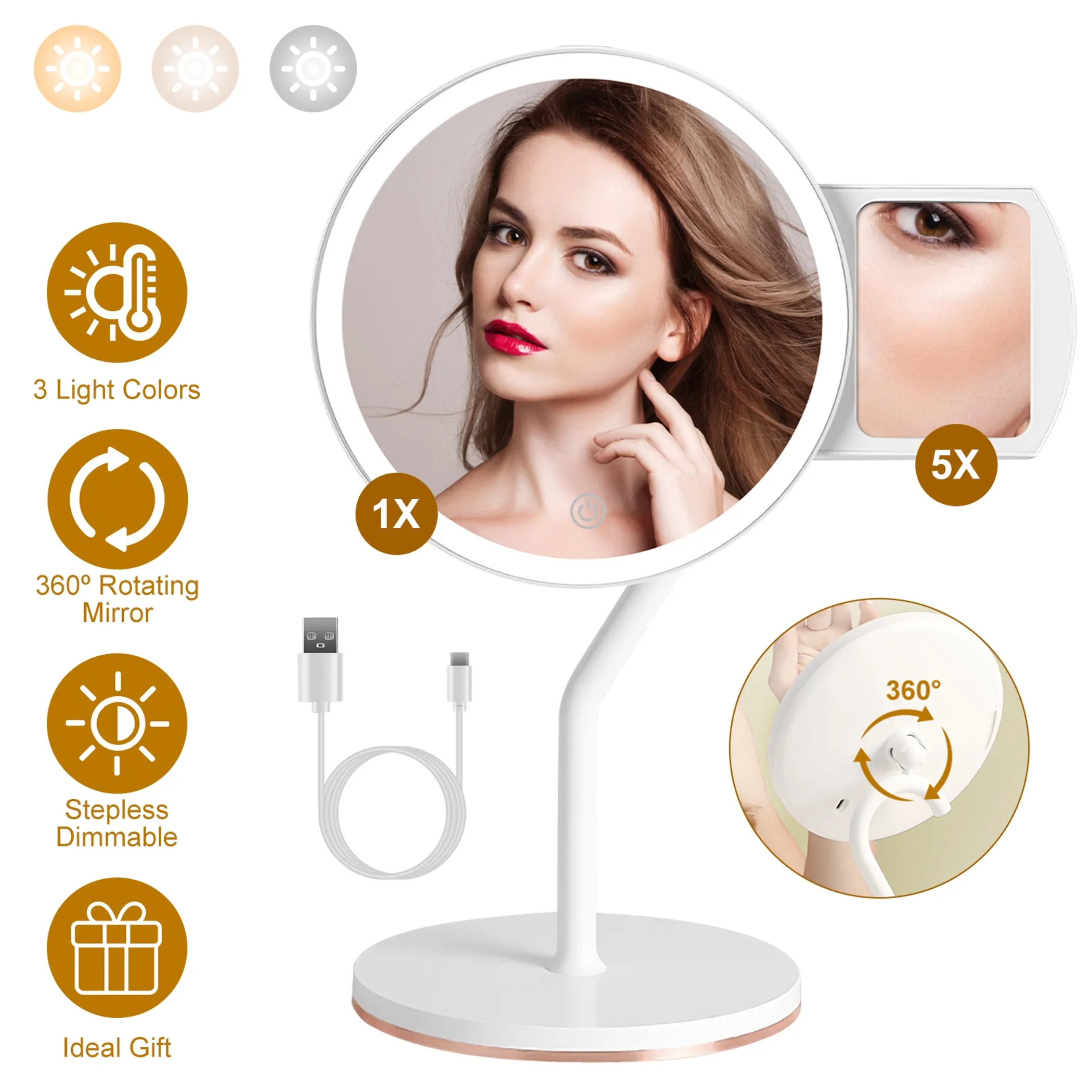 7.48In 5X Magnifying Lighted - Image 4