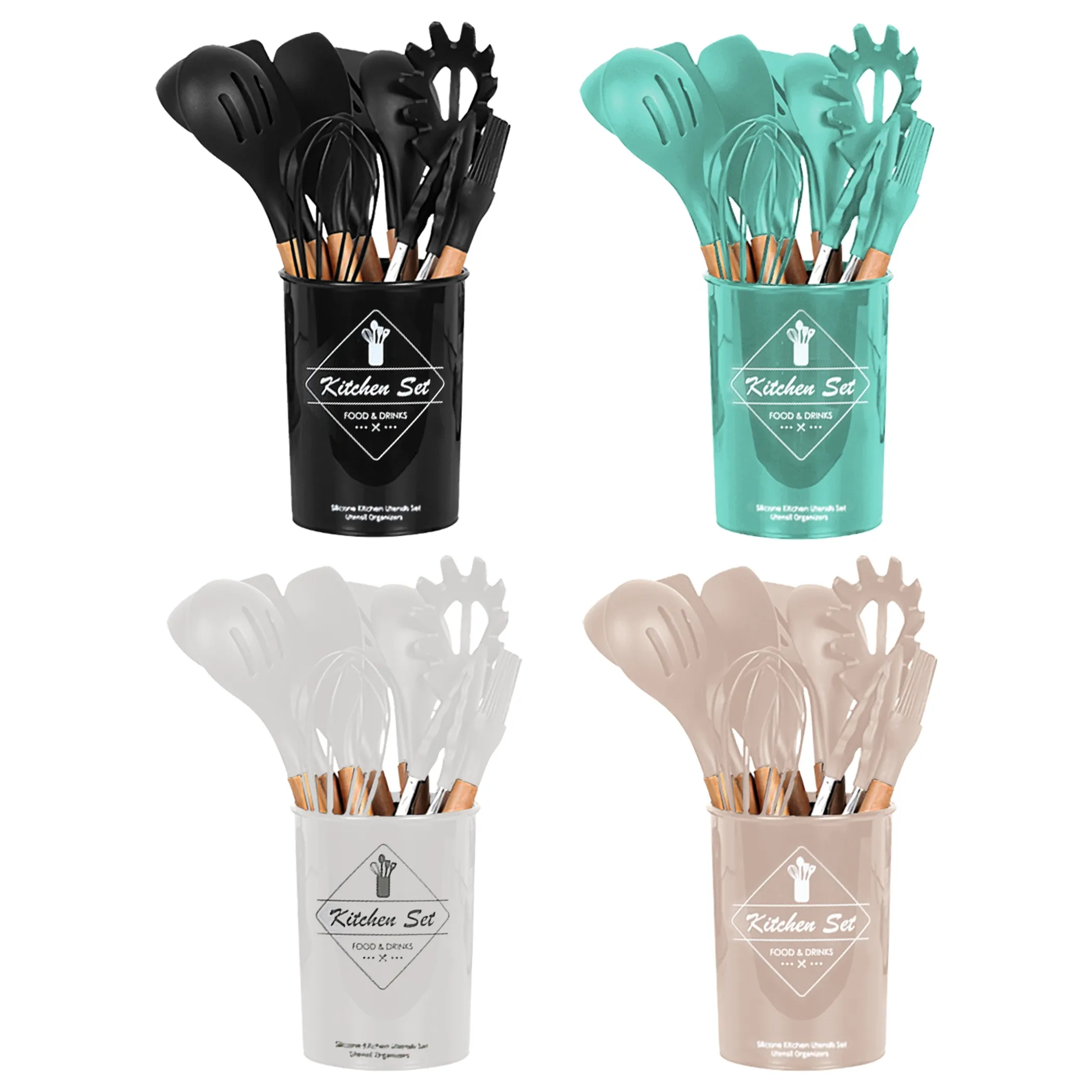 35PCS Kitchen Utensils Set Silicone Cooking Tools - Image 5