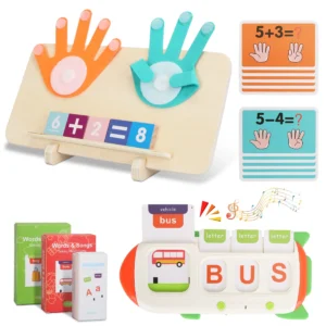 Alternative view of Talking Flash Cards and Finger Counting Math Board