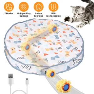 Alternative view of Cat Toys Ball Fast Rolling in Pouch Rechargeable