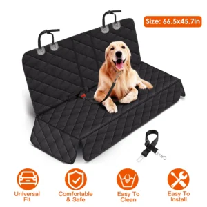 Dog Car Seat Cover Waterproof Scratchproof - Image 3