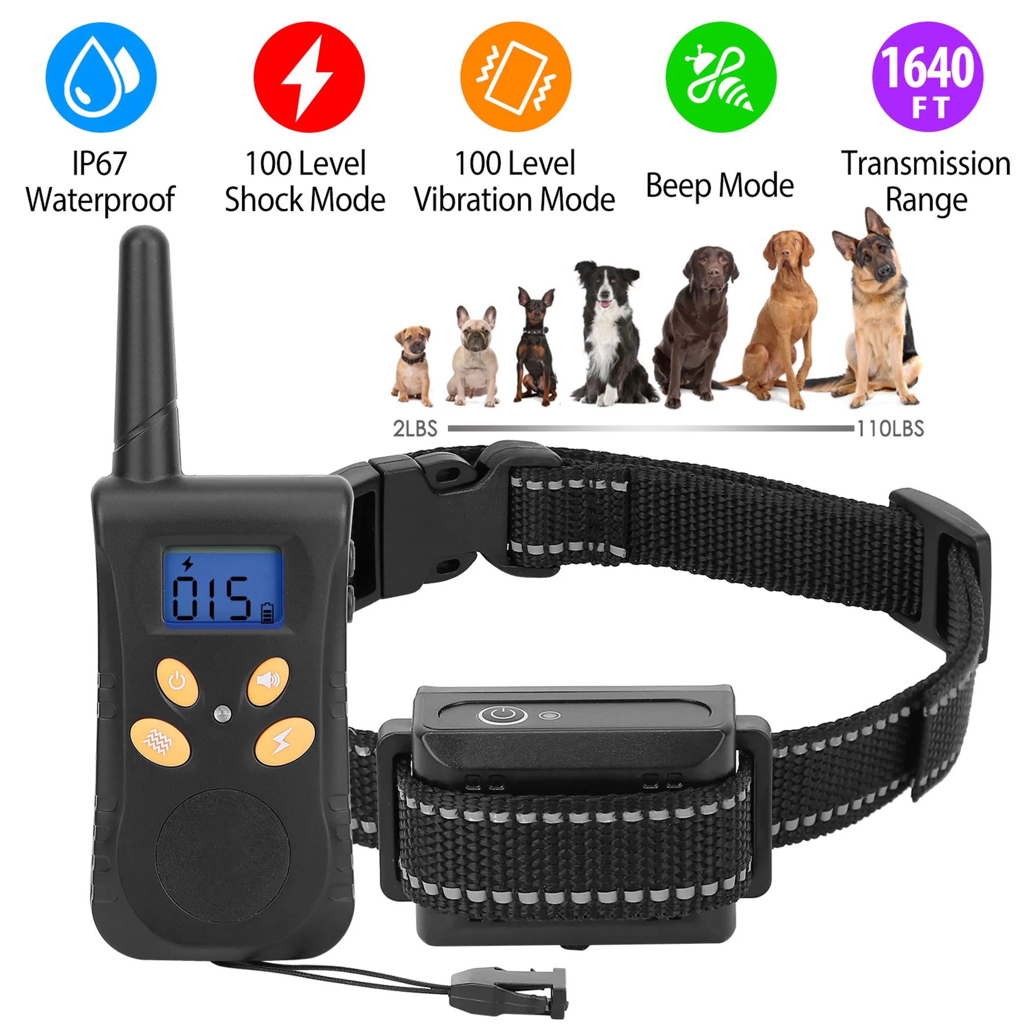 Dog Training Collar Waterproof Remote Control - Image 3