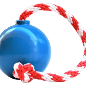 USA-K9 Cherry Bomb Durable Rubber Chew Toy, Treat Dispenser, Reward Toy, Tug Toy, and Retrieving Toy