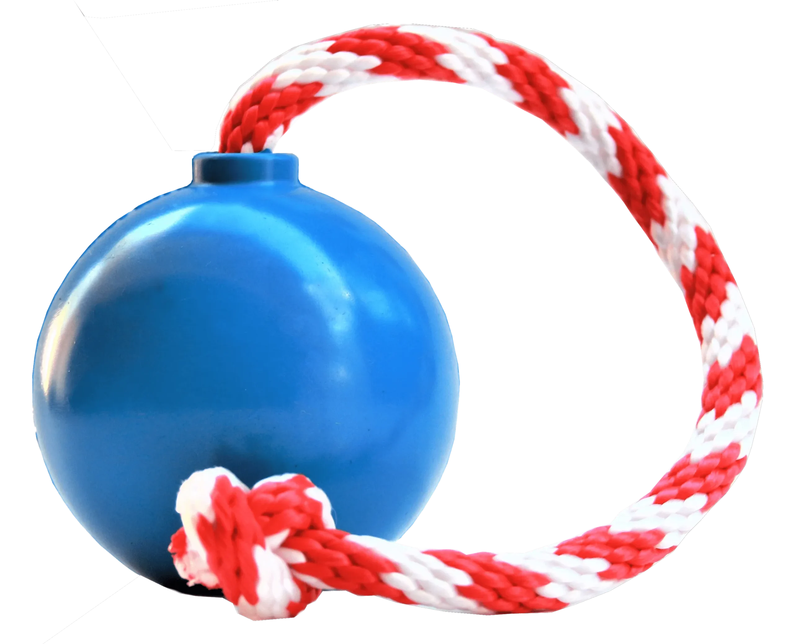 USA-K9 Cherry Bomb Durable Rubber Chew Toy, Treat Dispenser, Reward Toy, Tug Toy, and Retrieving Toy