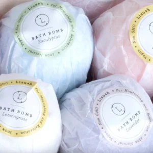12 Natural Bath Bomb Gift Set - Image 3