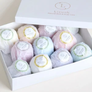 12 Natural Bath Bomb Gift Set - Image 4