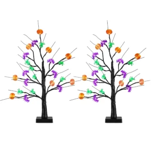Lighted Halloween Tree