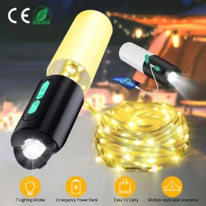 Alternative view of Rechargeable Camping String Light Lantern