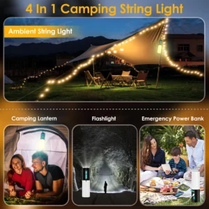 Rechargeable Camping String Light Lantern - Image 4