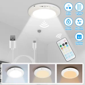 Magnetic Motion Sensor Ceiling Light - Image 3