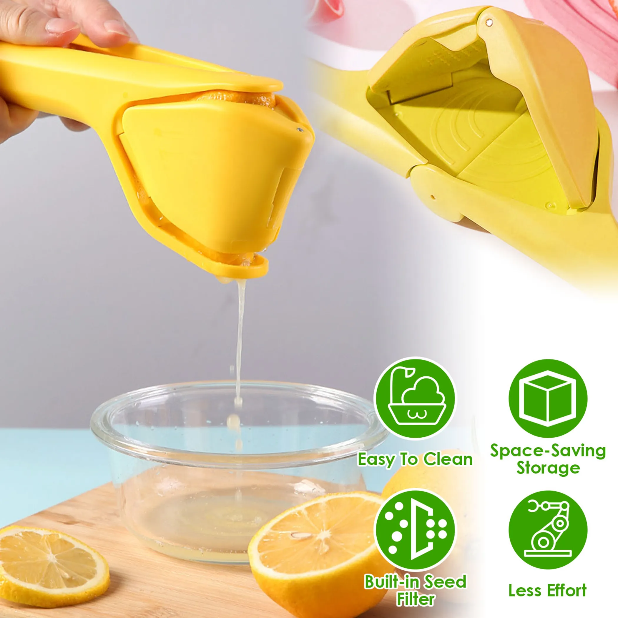 Manual Lemon Squeezer with Juice Filter - Image 4