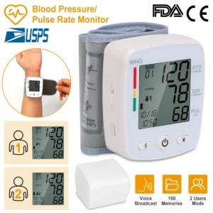 Wrist Blood Pressure Monitor with LCD Display - Image 4