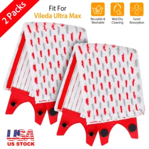 2Pcs Fiber Floor Mop Pads Replacement - Image 4