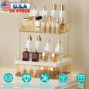 3 Tier Makeup Organizer - Image 3