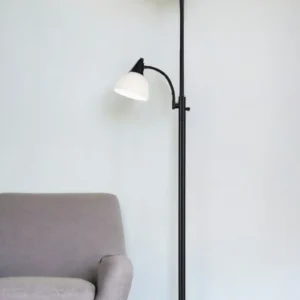 71" Two Light Torchiere Floor Lamp
