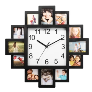 Photo Frame Clock Picture Collage