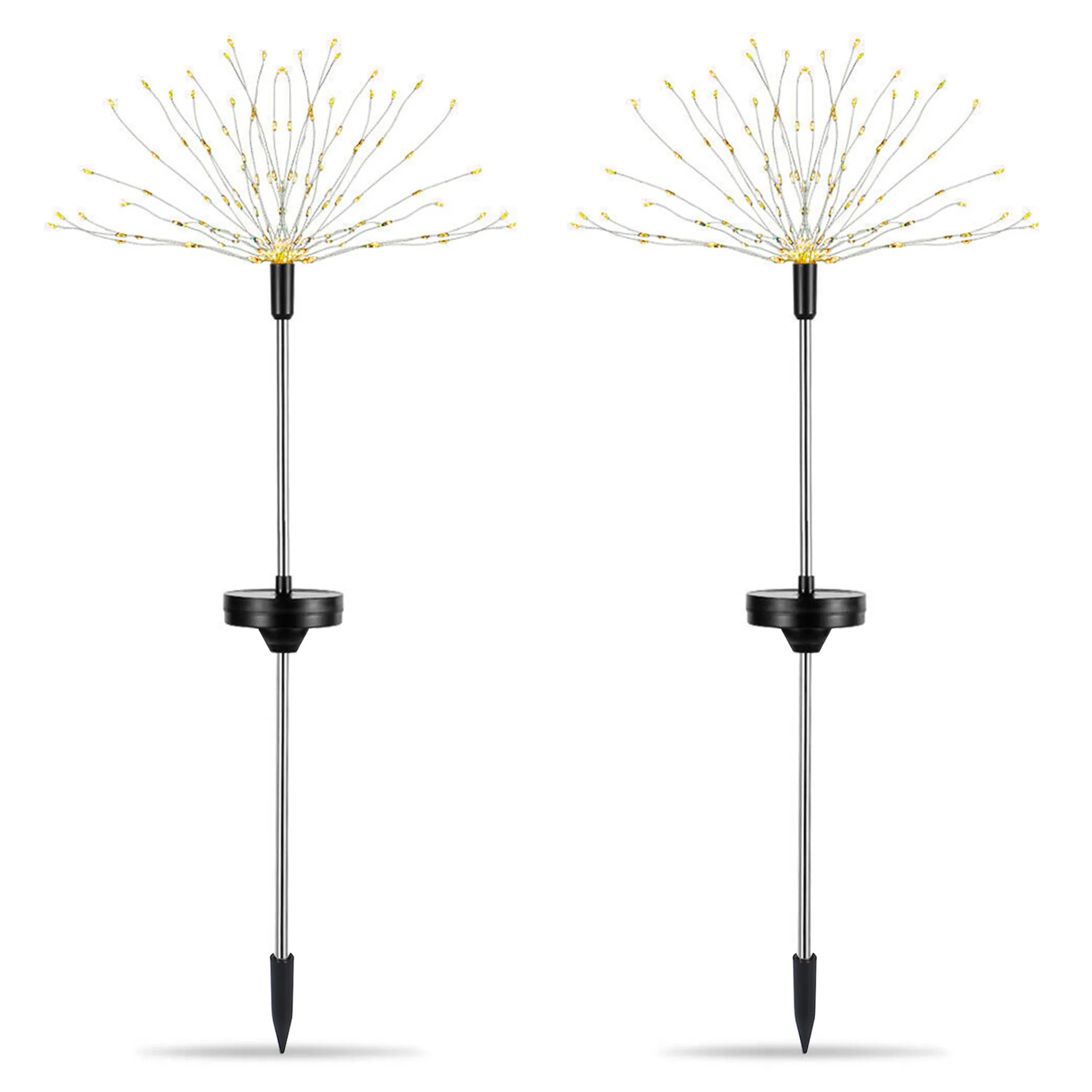 2Pcs Solar Powered Starburst Lights