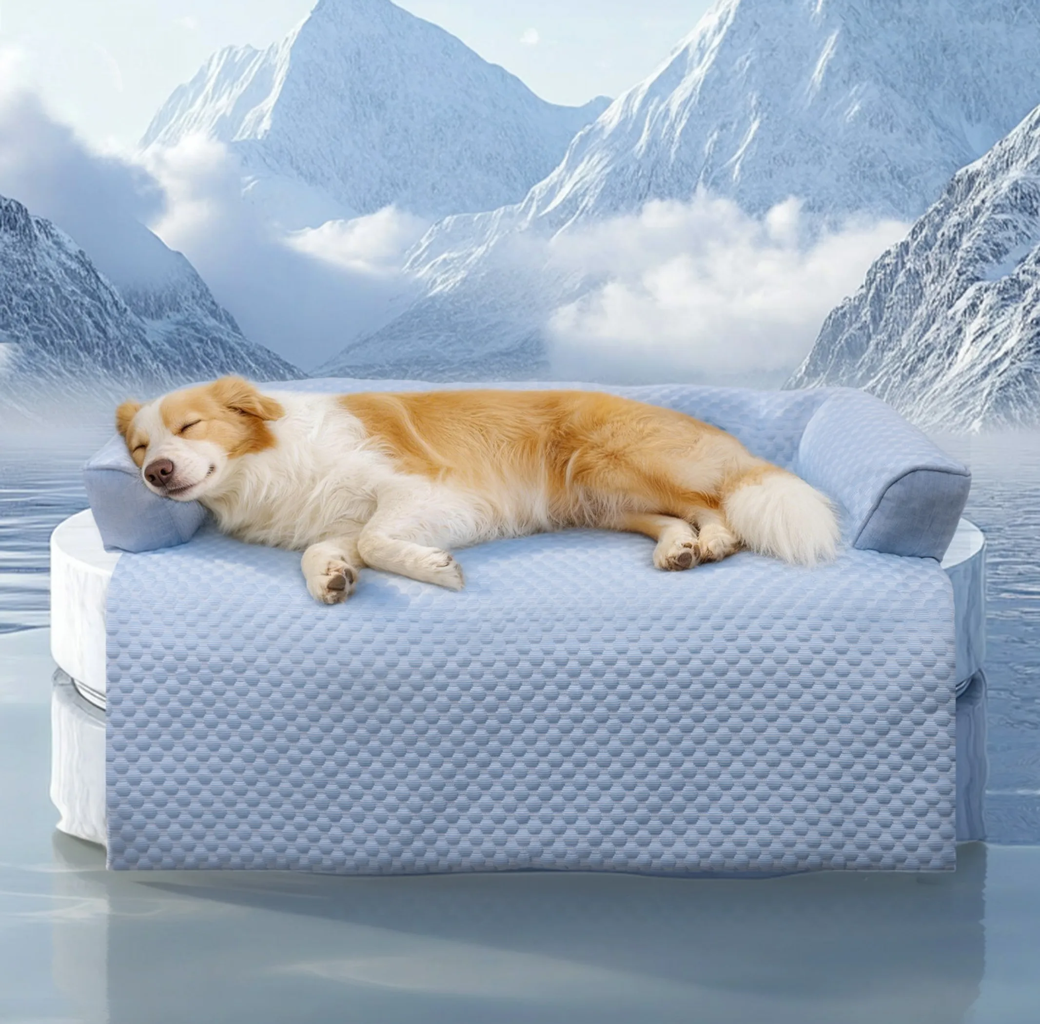 LFC Pets Cooling Sofa Bolster Dog and Cat Couch Cover
